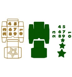 Etoile Boîte Mini Matrices de découpe - Mundart