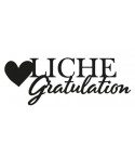 Stanzschablone Herzliche Gratulation - Mundart