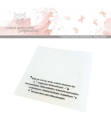 Prägefolder Nimm dir Zeit - Charlie & Paulchen