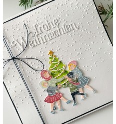 Matrices Frohe Weihnachten - Charlie &amp; Paulchen