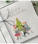 Stanzform Frohe Weihnachten - Charlie & Paulchen