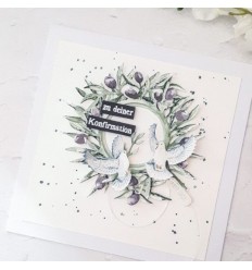 Matrices  Basic Kranz schmale Blätter - Charlie &amp; Paulchen