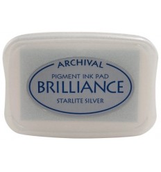 Tampon encreur Archival Brilliance Argent Pigment - Tsukineko