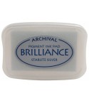 Archival Brilliance Silver Pigment Stamp Pad - Tsukineko