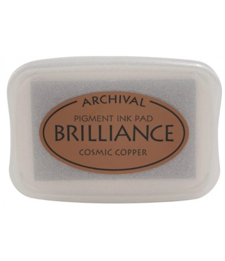 Tampon encreur Archival Brilliance pigment cuivre - Tsukineko