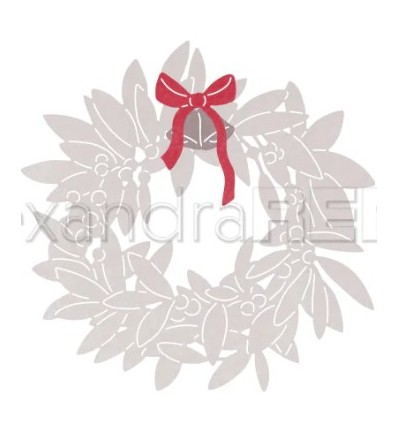 Dies Set Leaf wreath with bells  - Alexandra Renke
