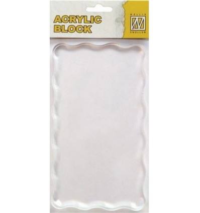 Acrylblock for clearstamps 160x90x8mm - Nellies