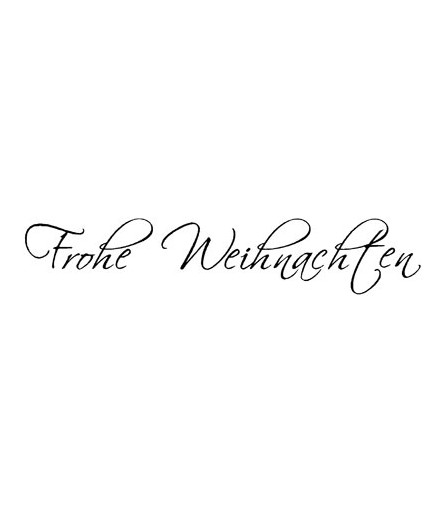 Frohe Weihnachten Stempel