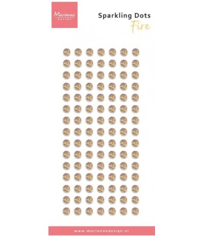 Self-adhesive rhinestones  Dots Fire - Marianne Design