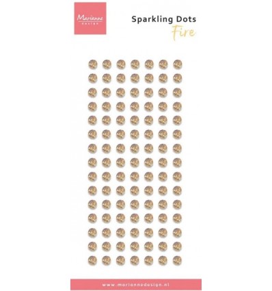 Self-adhesive rhinestones  Dots Fire - Marianne Design