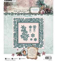 Stanzschablone Schneeflockenrahmen Snowy Frame - Studio Light