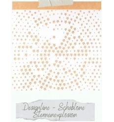 Stencilschablone Sternenexplosion - Creative Depot