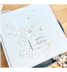 Stencilschablone Sternenexplosion - Creative Depot