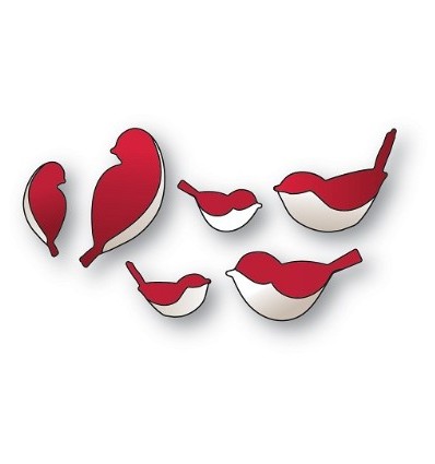 Matrice Troquel  Layered Birds - Memory Box