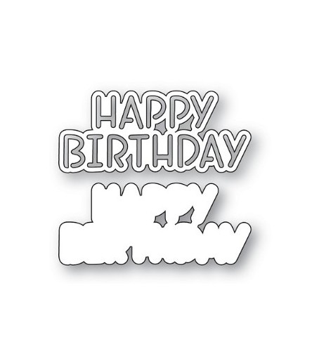 Craft die -  Happy Birthday - Memory Box