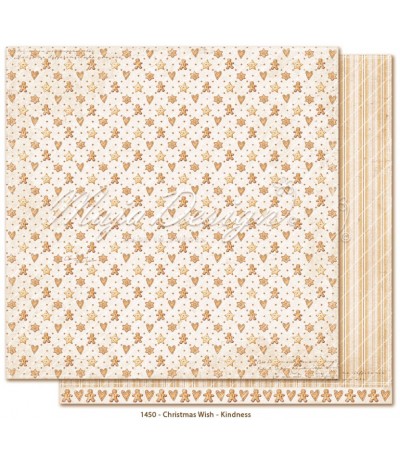 Scrapbooking Papier Christmas Wish - Kindness 12x12" - Maja Design
