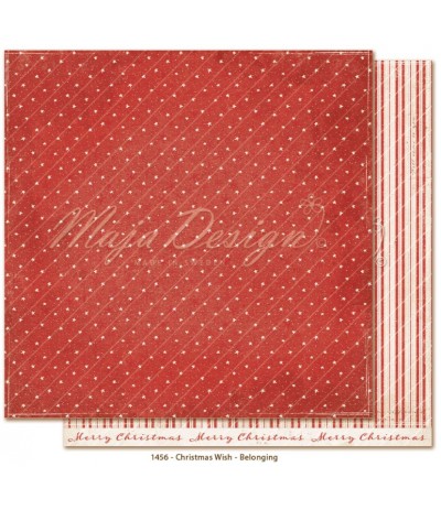 Scrapbooking Paper Christmas Belonging - Kindness 12x12" - Maja Design
