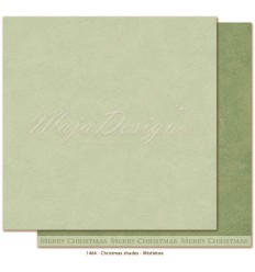 Scrapbooking Paper Christmas shades - Mistletoe 12x12" - Maja Design