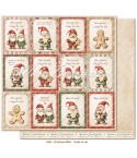 Scrapbooking Papier Christmas Wish - Cards to cut - 12x12" - Maja Design