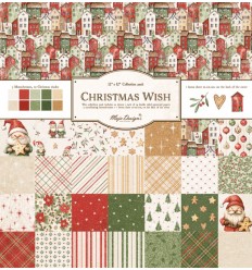 Scrapbooking Papier Christmas Wish 12x12&quot; - Maja Design