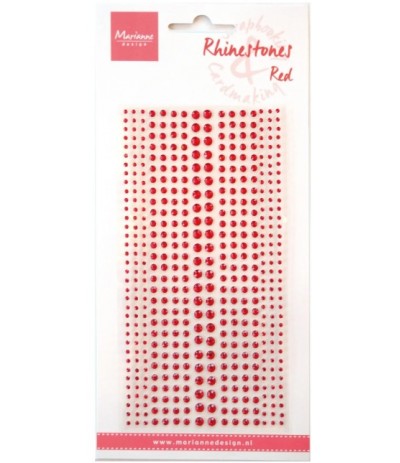 Selbstklebende Strasssteine Rot - Marianne Design
