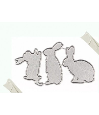 Pochoirs à découper Trio de lapins - Creative Depot
