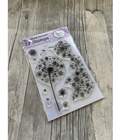 Silikonstempel Clear Stamps Winterpusteblumen - Scrapbook Forever