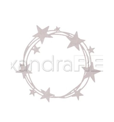 Pochoirs à découper Fröhlicher Sternenkranz  - Alexandra Renke