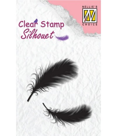 Clear Stamp Silikon Stempel Federn - Marianne Design