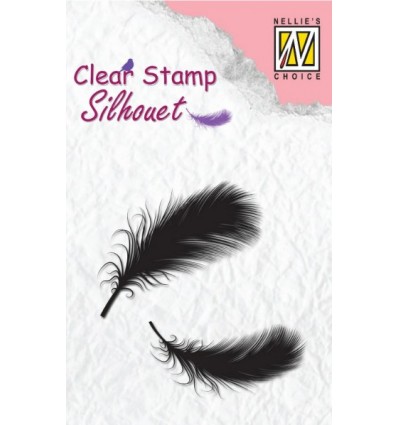 Clear Stamp Silikon Stempel Federn - Marianne Design