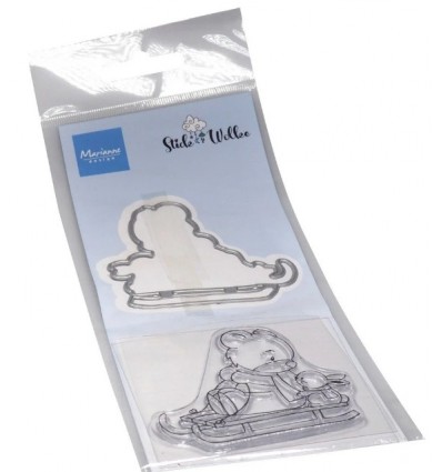 Die Cut and Stamp Bear & Rabbit - Marianne Design