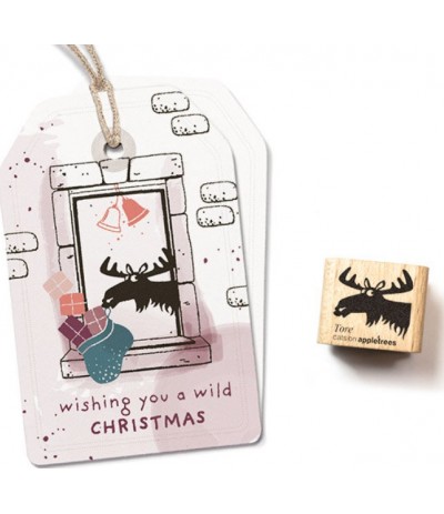 Stempel Elch Tore - cats on appletrees