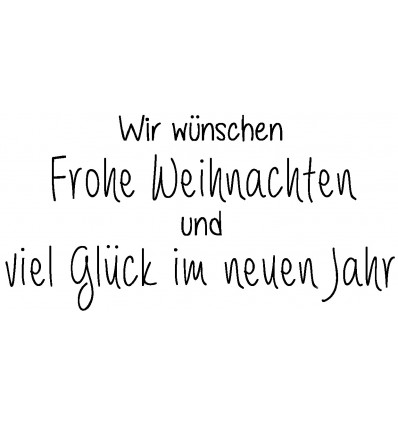 Wir wünschen Frohe Weihnachten.. Stempel