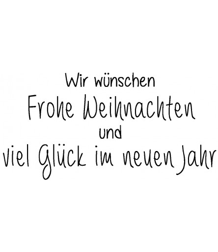 Wir wünschen Frohe Weihnachten.. Stempel
