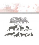 Pochoir de découpe Animaux de la forêt - Charlie et Paulchen