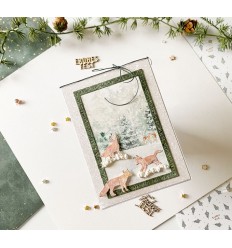 Stanzschablonen Textrahmen A6 - Charlie und Paulchen