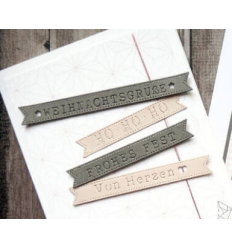 Stanzformen Grusstexte weihnachtlich - Charlie und Paulchen_