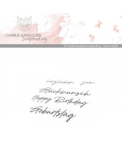 Stempelset XL Geburtstag - Charlie & Paulchen