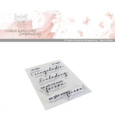 Stempelset Du bist eingeladen - Charlie &amp; Paulchen