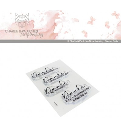Stempelset Danke - Charlie & Paulchen