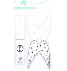 Stanzformen Set Klappkarte Engelsflügel - Creative Depot