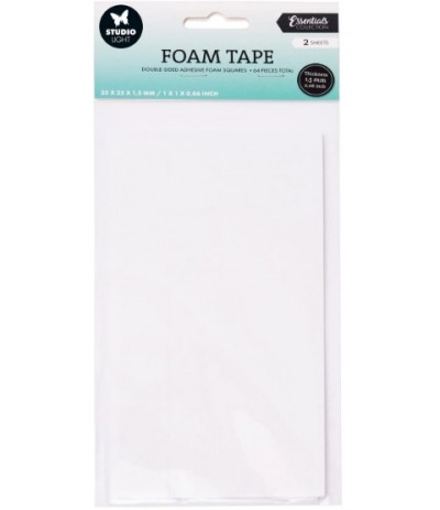 Foam Tape, 25mm x 25mm x 1.5 mm - Studio Light