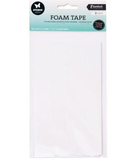 Foam Tape, 2m x 2mm x 0.8 cm - Nellie's Choice