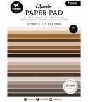 Scrapbooking Papier Paper Pad Shades of Brown A5 - Studio Light