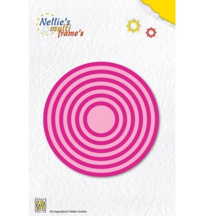 Pochoirs à découper cercles 12 pcs. - Nellies