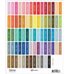 Distress Ink Pad Label Sheets - Ranger Tim Holtz