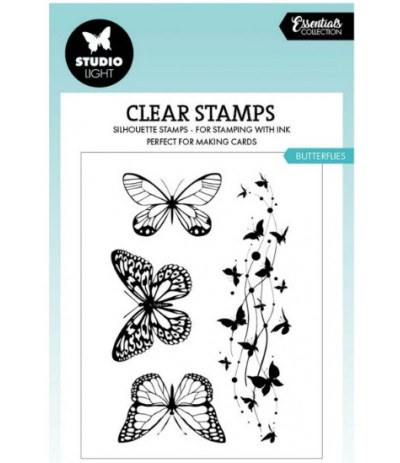 Silikonstempel Schmetterlinge - Studio Light