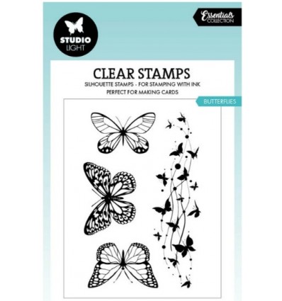 Silikonstempel Schmetterlinge - Studio Light