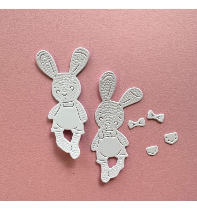 Dies Gestrickte Kuschelhasen - Charlie & Paulchen