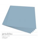 Scrapbooking Papier in Graublau, 12 Stk. 30,5 x 30,5cm
